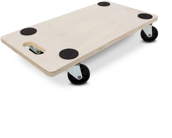 Meubelroller meubeltransporter meubelhondje roller trolley meubelkar MDF 580x290mm 250 kg