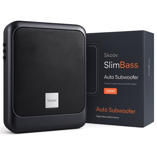 Caisson de basses automatique Skoov SlimBass - 200W - Télécommande