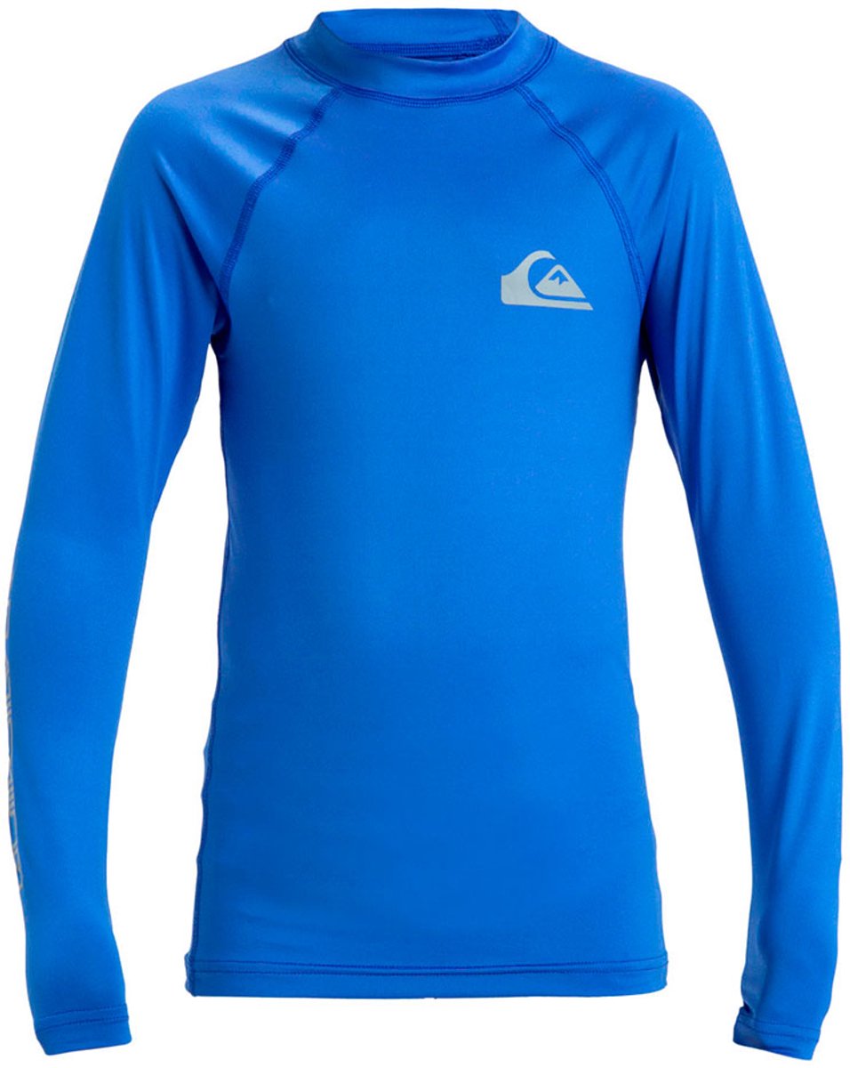 Quiksilver Everyday Upf50 Rash Guard Met Lange Mouwen 10 Years Jongen Blauw