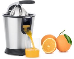 100W Elektrische Citrus Juicer – 700ml – Voor Sinaasappel, Citroen en Grapefruit – RVS, Druppelvrije Spuit en Automatische Pulpverwijdering