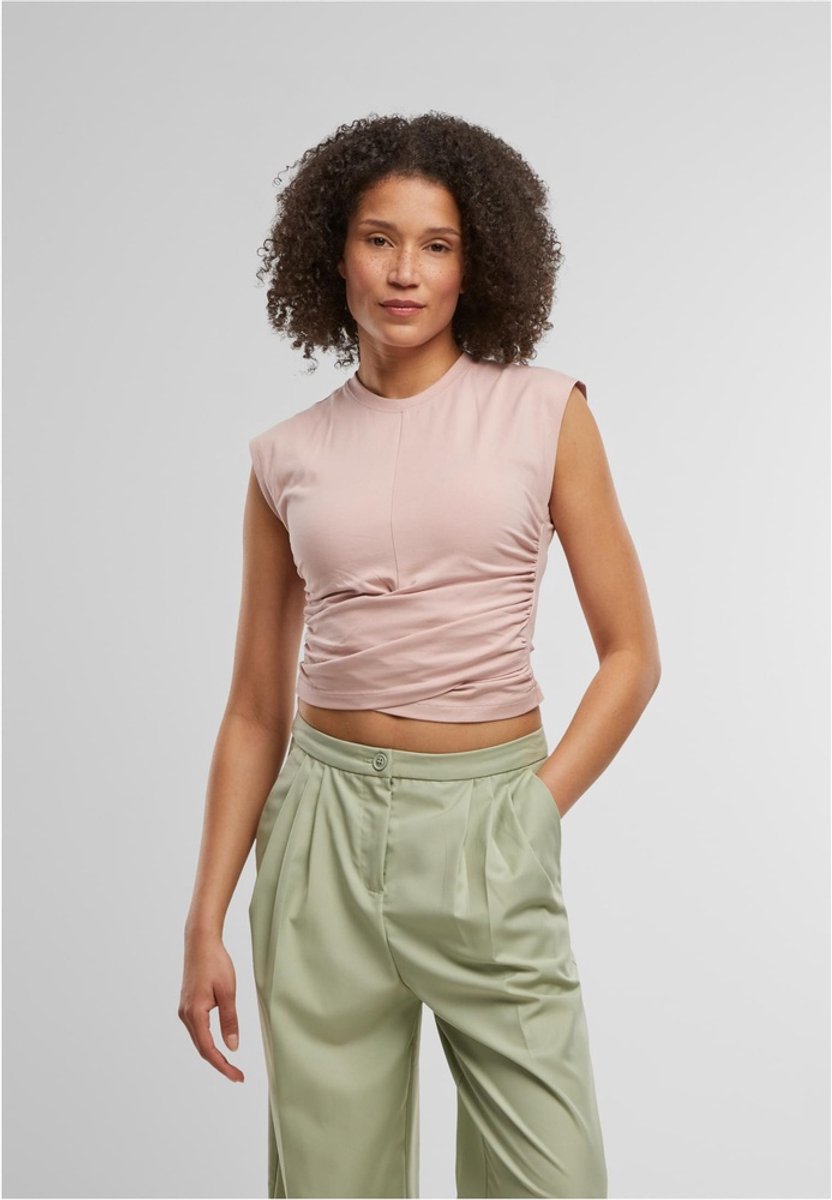 Urban Classics Wrapped Mouwloze top 5XL Roze