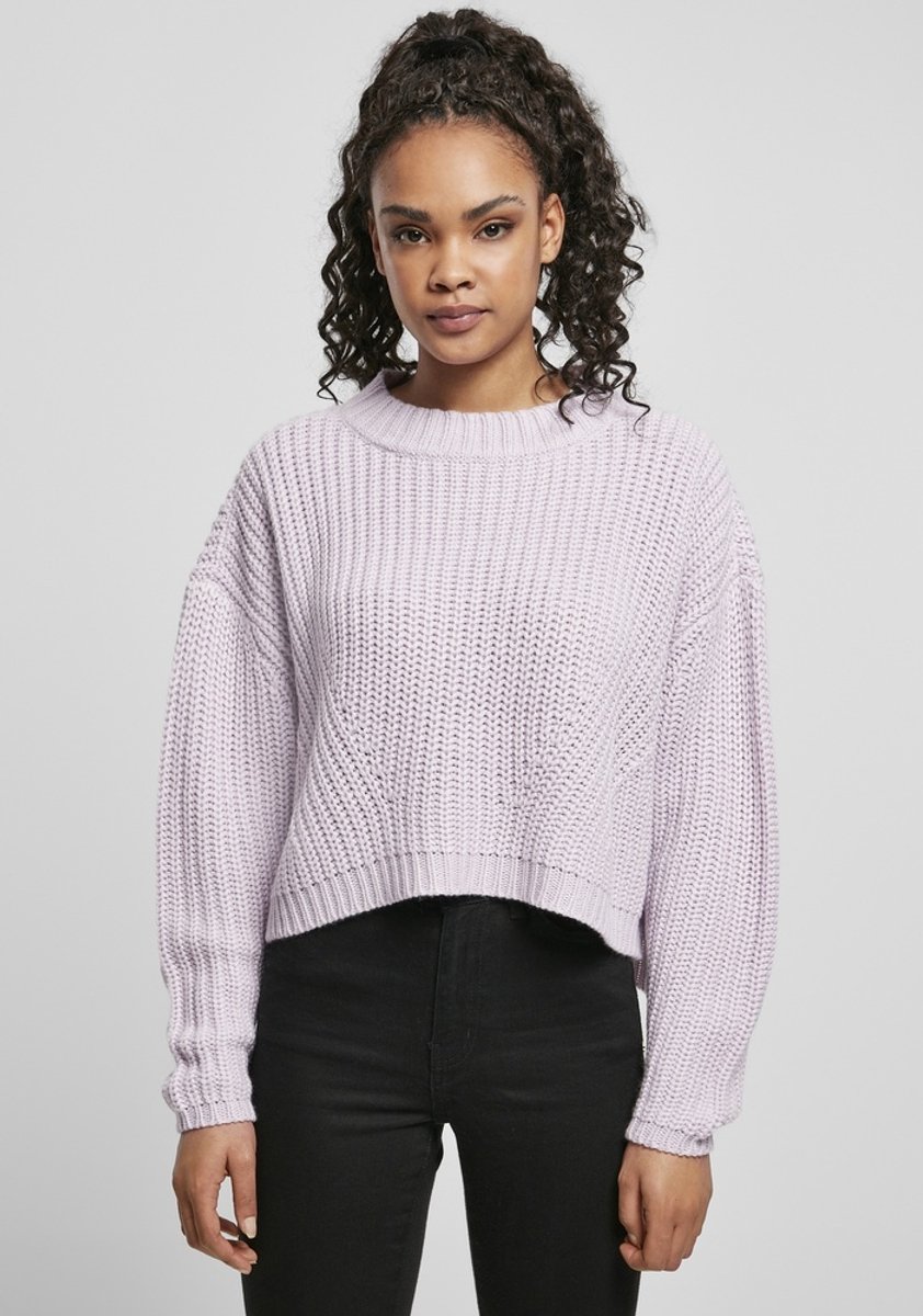 Urban Classics Wide Oversize Sweater/trui M Paars