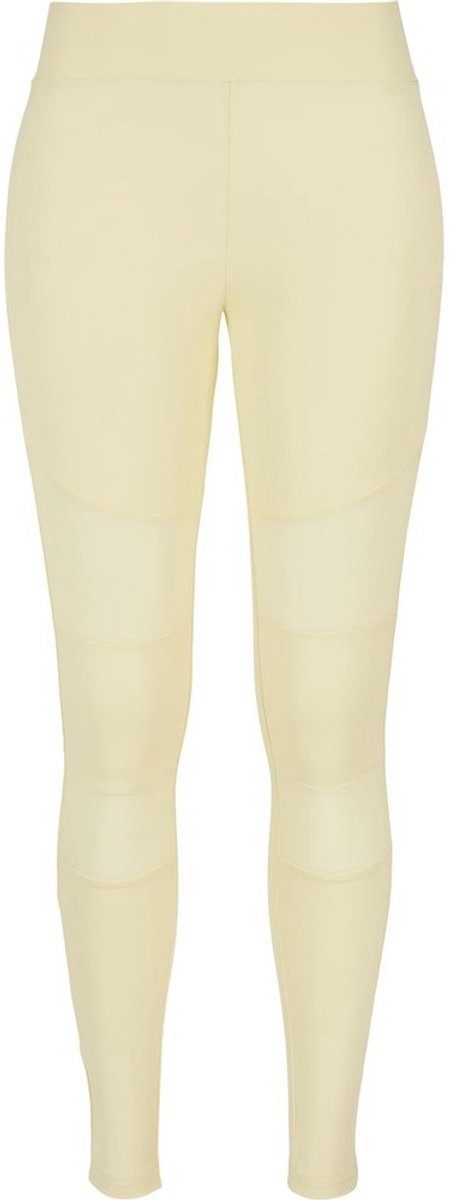 Urban Classics Tech Mesh Sportlegging Geel