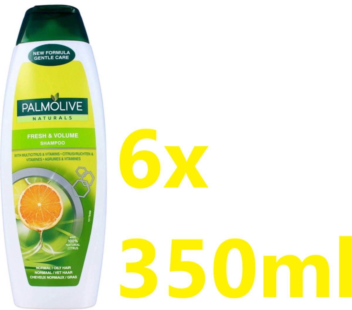 Palmolive Naturals - Shampoo - Fresh & Volume - 6 x 350ml - Voordeelverpakking