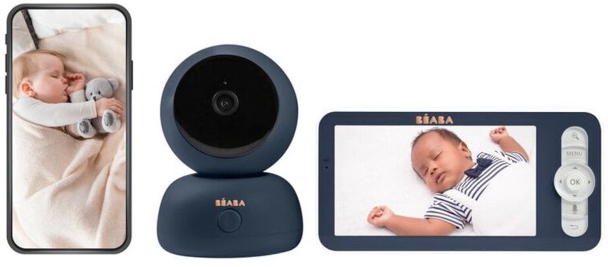Béaba Zen Premium Video Baby Monitor - Oplaadbaar + Groot 720p HD-Scherm thumbnail 2