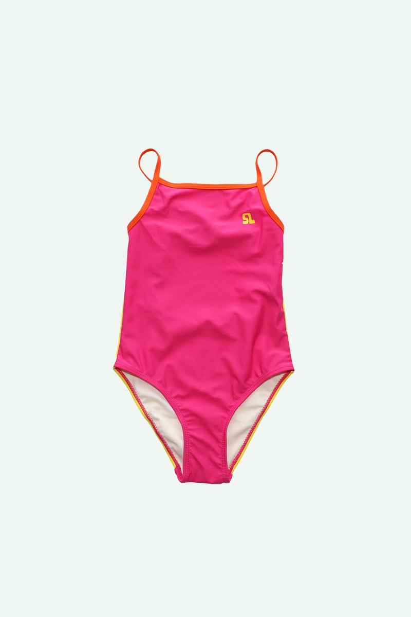Sticky Lemon badpak - beter samen - rozet roze + veer shuttle