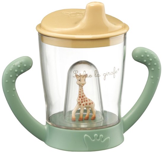 Gift Set - Sophie de giraf en Lekvrije Beker met Mascotte - Babycadeau Set van Sophie de Giraf. — afbeelding 2