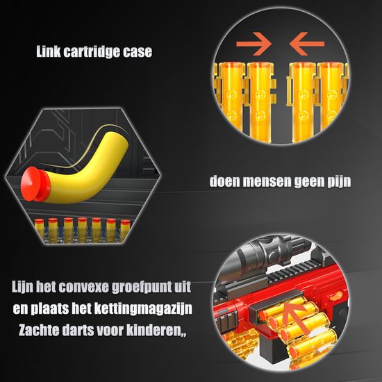Nerf Dartbord Met Speelgoedpistool - Digitaal Elektrisch Doel Met 20 Projectielen, Schietspel Voor Kinderen