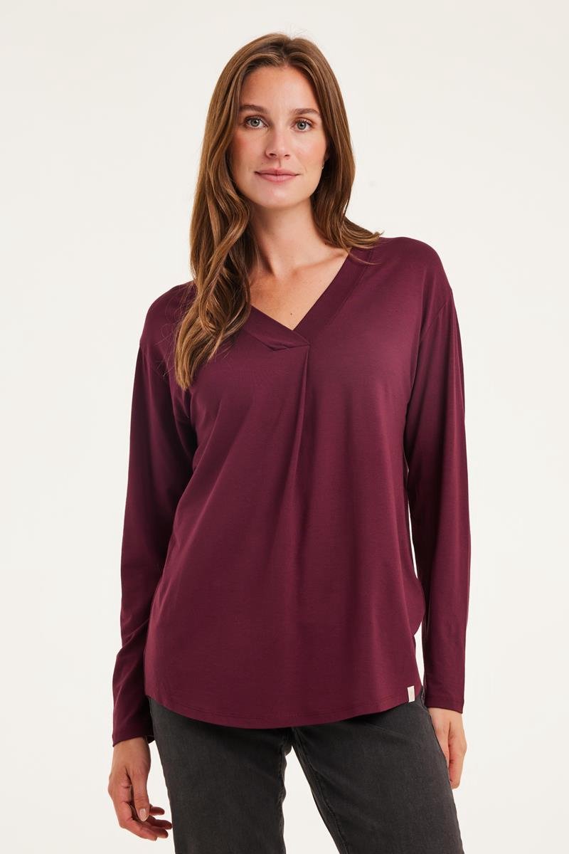 DIDI Dames Loose tee Cindy Windsor wine maat 38