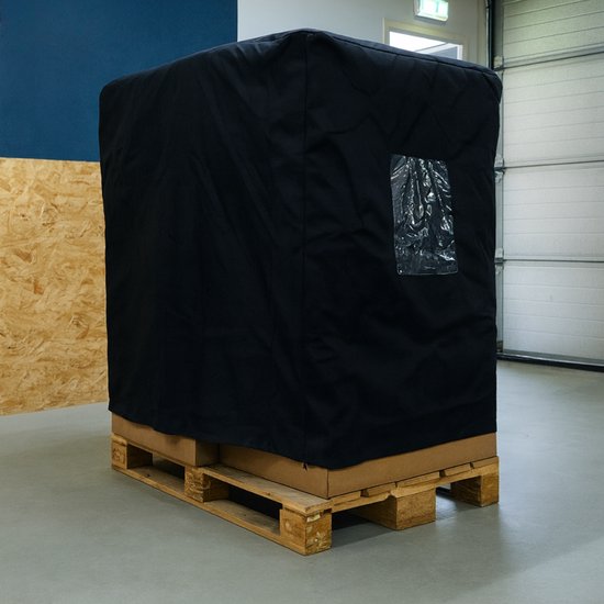 Kunststof pallet dicht bovendek ECO 100x120cm, nieuw