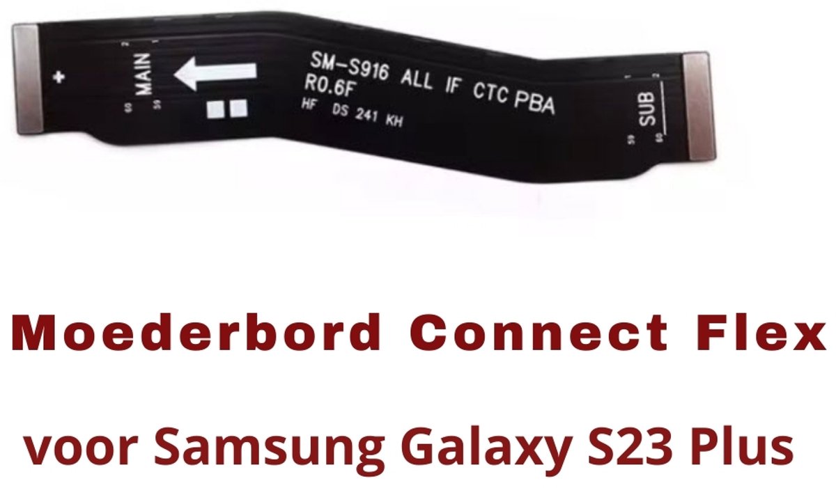 Samsung Galaxy S23 Plus Moederbord Connector Flex Kabel - Vervangingsonderdeel