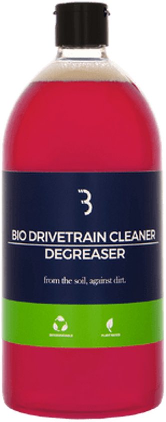 BBB Cycling Bio DriveTrain Cleaner - Kettingreiniger Fiets - Plantaardige Ketting Ontvetter - Geschikt Voor Ketting, Cassette en Aandrijfonderdelen - 1 Liter - BTL-250