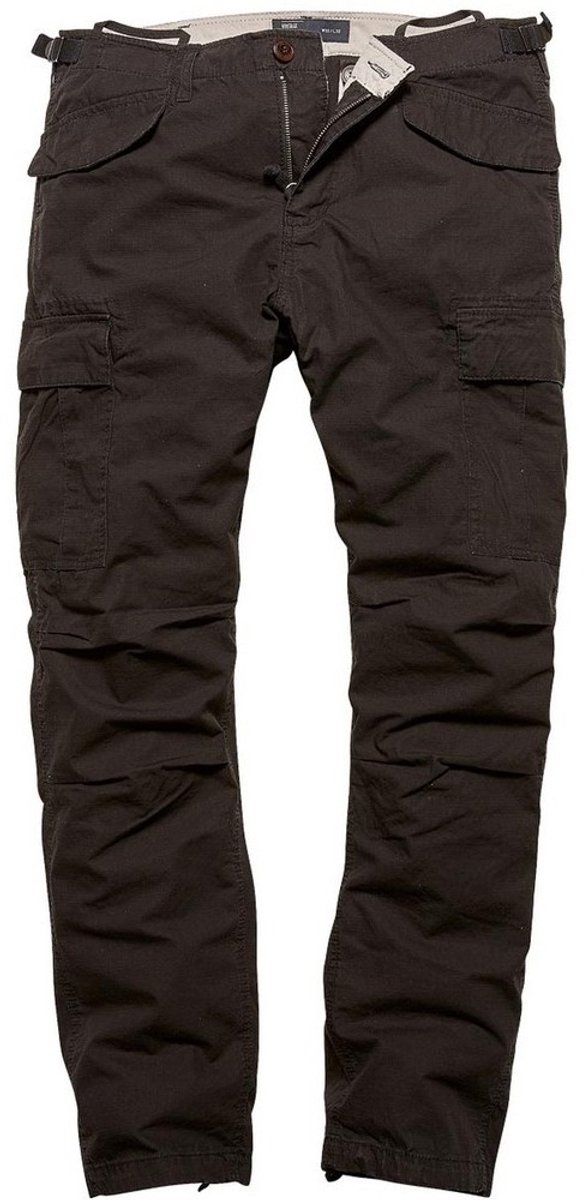 Vintage Industries Cargohose Miller M65 Pants Black-W40