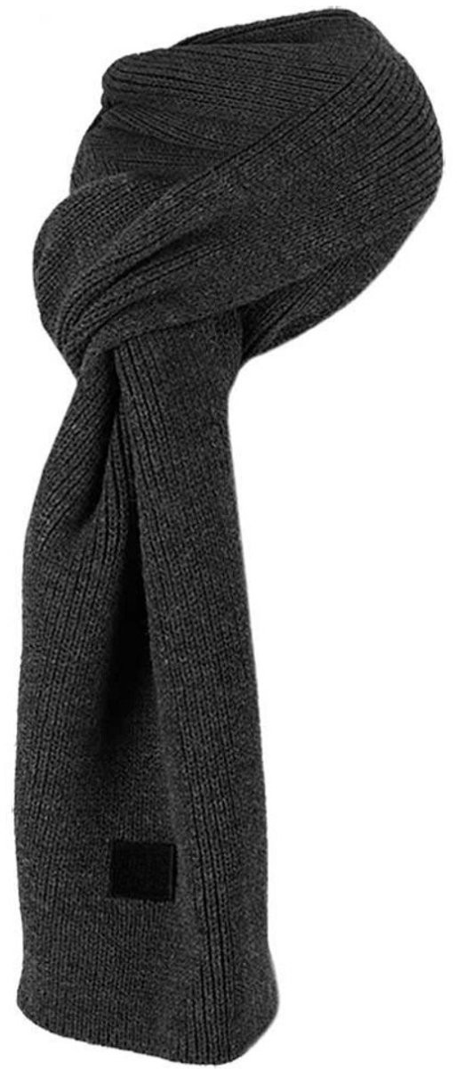 Morethansocks Thermo fleece sjaal Heren 1-Stuk Heren sjaal Thermo sjaal Antraciet