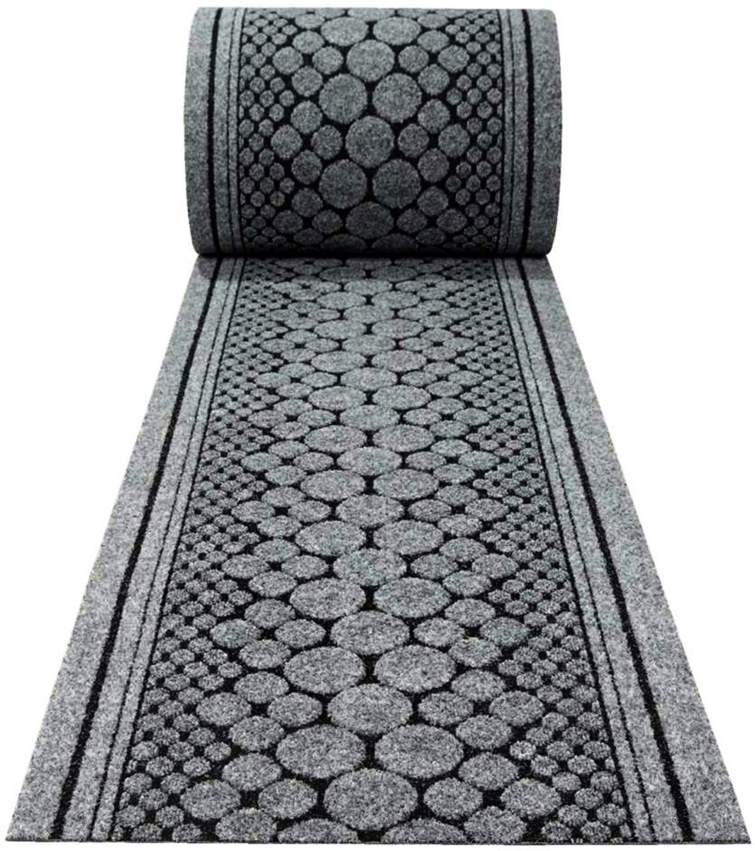 JYG tapijtloper Stone Grijs 66 x 250cm Keukenloper - Anti Slip - snijdbaar