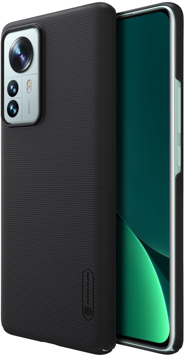 Nillkin Super Frosted Pro Shield Xiaomi 12 Pro Hoesje Zwart