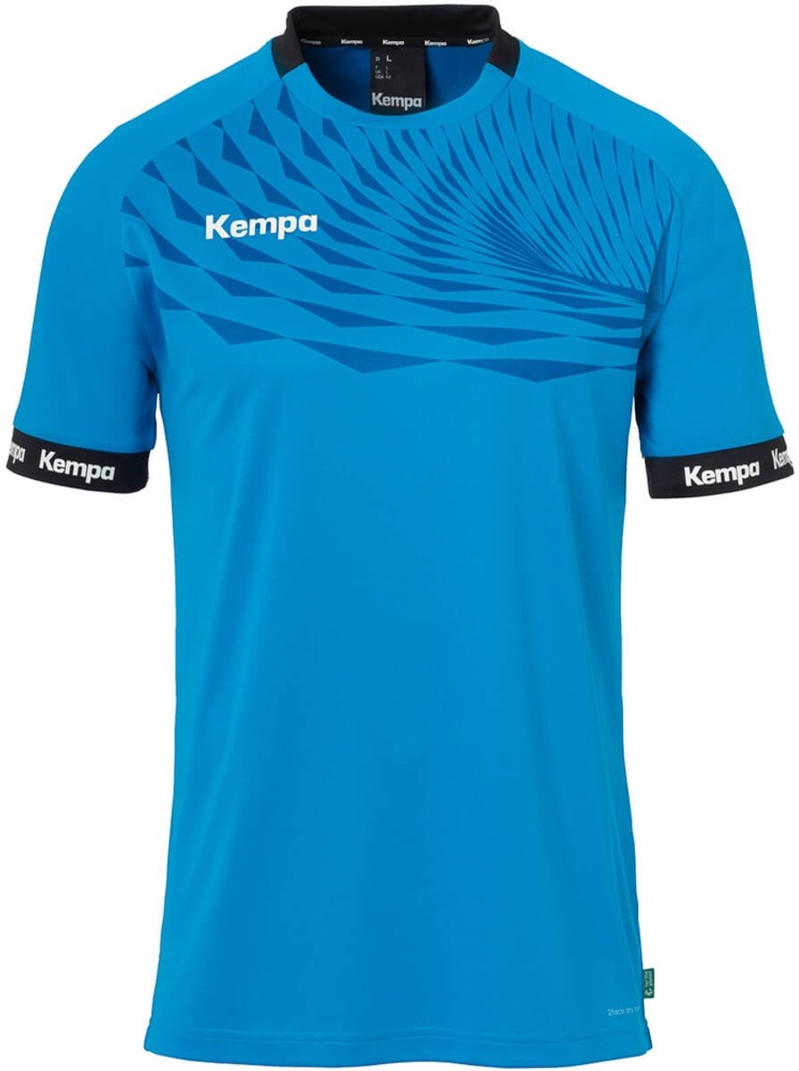 Kempa Kinder Sportshirt Wave 26 Shirt 2003654 Kempablau/Royal-116