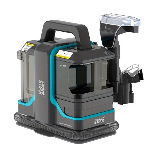 Tapijtreiniger – Vlekkenreiniger – Bankreiniger – Meubelreiniger – Zetelreiniger – 450W Krachtig Vermogen – Multifuntionele Stoffenreiniger Met Europees Stopcontact