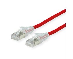 DÄTWYLER Patchkabel Kat.6A (Class EA) S/FTP, CU 7702 flex LSOH, AMP v2, rot, 7,5 m