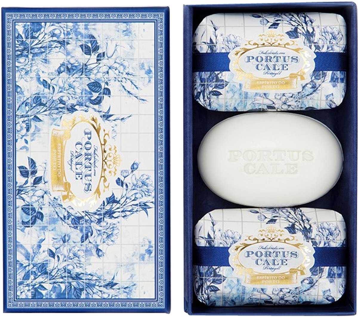 Castelbel - Portus Cale Gold & Blue zeepset 3 x 150 gr