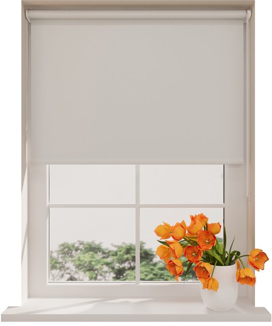 Store Enrouleur Occultant Mini - Wit - 70 x 150 cm - Full Color - Installation sans perçage