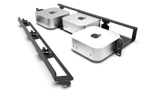 Mac mini M4 Rack Mount 1.25U for 1 to 3 Mac minis - Bol