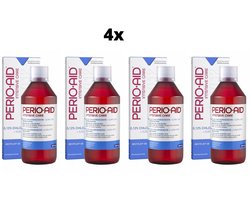 4x PerioAid Mondspoelmiddel 0,12% Intensive Care 500 ml