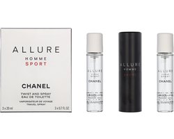 Chanel Allure Homme Sport 3 x 20 ml - Eau de Toilette - Herenparfum - Navulbaar
