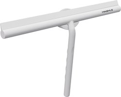 Minismus Raclette de Douche avec Système de Suspension Magnétique - Accessoires de vêtements pour bébé de Salle de Bain - Raclette de Fenêtre Sans Embouts - Extracteur de Douche de 33 cm de Large - Wit