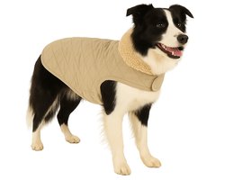 Hondenjas – Flamingo Bonnie – honden jas – hondenjasjes winter – hondenjas waterdicht – 50 cm – A:50cm B:38-40cm C:62-68cm – beige