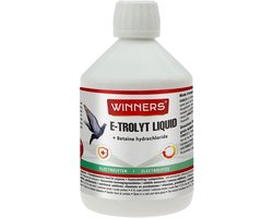 Belgian Winners E-Trolyt Liquid 450ml - supplement voor duiven - herstel, regulator vochthuishouding, energie