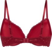 Hunkemöller Dames Lingerie Voorgevormde push-up beugel bh Marine - Rood - maat A75