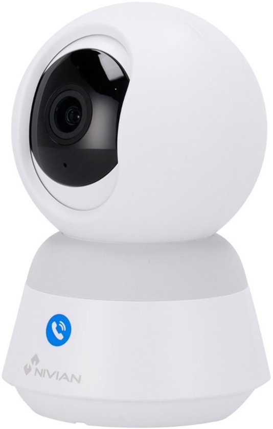 Nivian IS6-CALL - 4MP wifi Binnen beveiligingscamera met intercom belknop - Bestuurbaar - Intercom functie - Smart home compatibel van Nivian — afbeelding 4