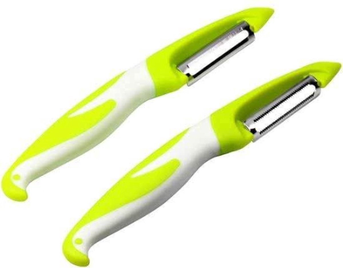 Dunschiller en Peeler - Multifunctioneel - Voor Fruit - Groente - set van 2