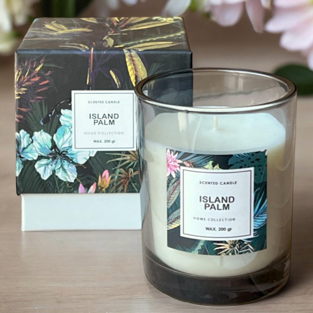 MIJOMA Geurende Kaars 200 g - Glas met 50 Uur Brandtijd, Elegante en Warm Gezellige Sfeer, Perfect Cadeau voor Geur Liefhebbers