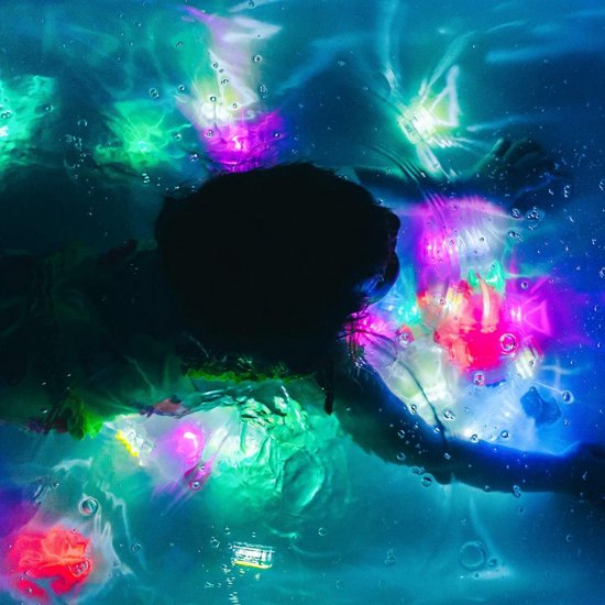 Glo Pals Alex, light up cubes, geel, kunststof, 4 stuks van Glo Pals — afbeelding 5