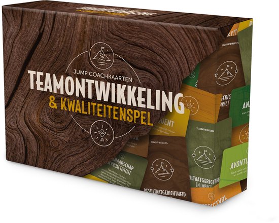 Teamontwikkelingspel en Kwaliteitenspel | twee spellen in één doos |