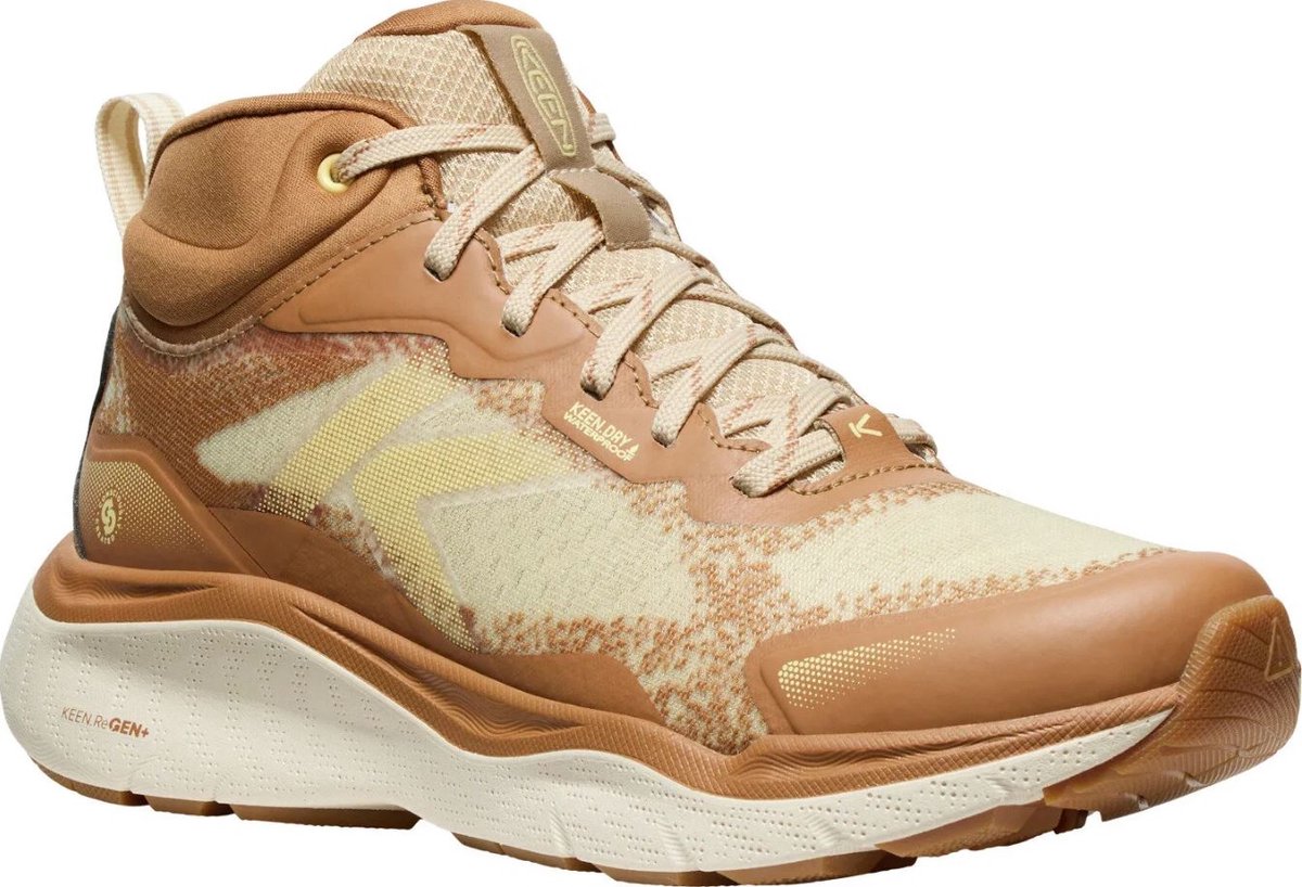 Damesschoenen Keen Wmns Leiki Mid Wp Safari/chipmunk Bruin