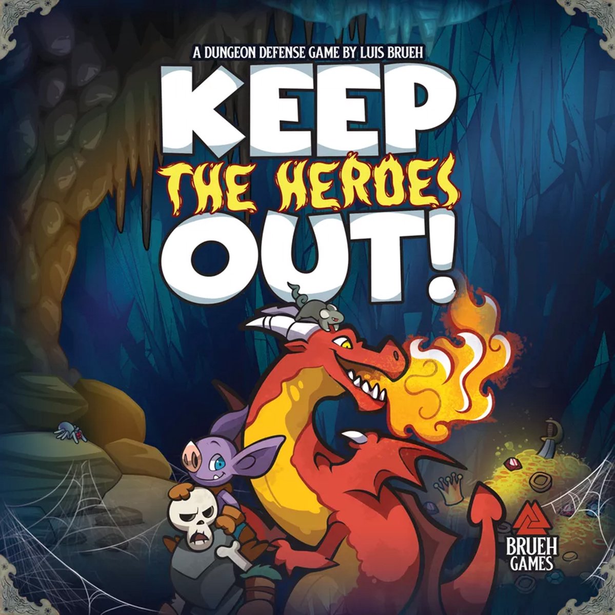 Keep the Heroes Out! - Engelstalig Asymmetrisch Coöperatief Dungeon Defense Bordspel