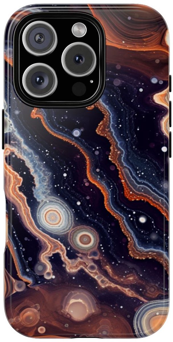 Abstracte Ruimte-Agatenstructuur – Telefoonhoesje Geschikt voor iPhone 16 Pro