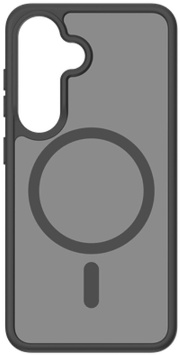Just in Case hoesje geschikt voor Samsung Galaxy S24 Hoesje geschikt voor MagSafe - Military Grade Backcover - Zwart