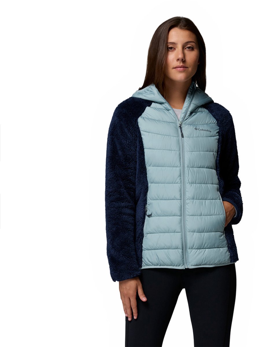 Columbia Powder Lite™ Ii Sherpa Hybrid Jas Vrouw Marineblauw