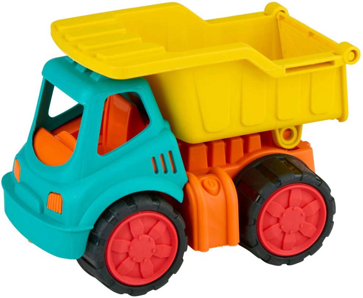 Eddy Toys Zand Kiepwagen Speelgoedtruck - Zandtruck Speelgoed met Kantelbare Bak - Kiepwagen Speelgoed voor Buiten - Speelgoed Kiepauto voor Zandbak en Strand - Kunststof