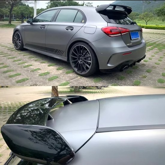 43.3 Aluminium Zwart Achterspoiler Geen Perforati... – Grandado