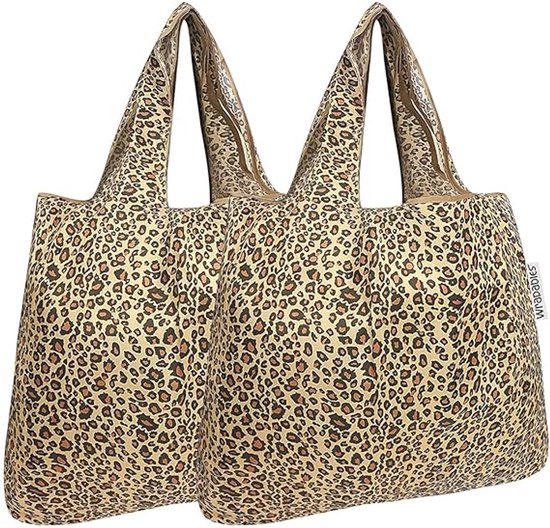 2 stuks - boodschappentas - milieuvriendelijke tas - supermarkt boodschappentas - opvouwbaar - draagbare handtas van Oxford-stof - herbruikbaar - dames boodschappentas milieuvriendelijke handtas - opvouwbare boodschappentas