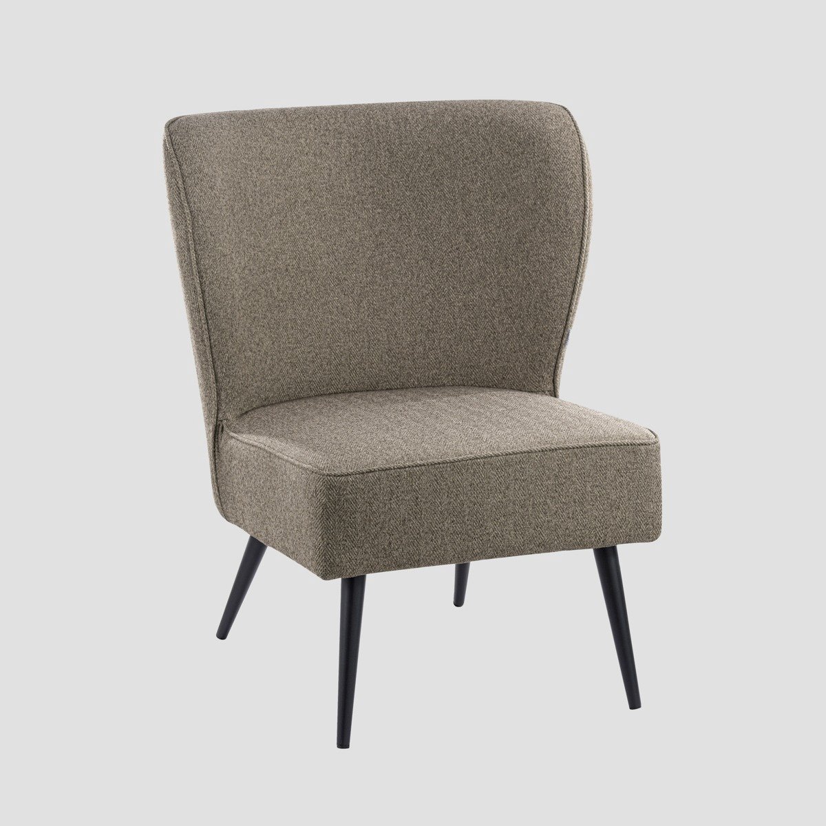 Homla Armchair - ABRAZO - Brown - 71x75.5x86 cm Bruin met groen