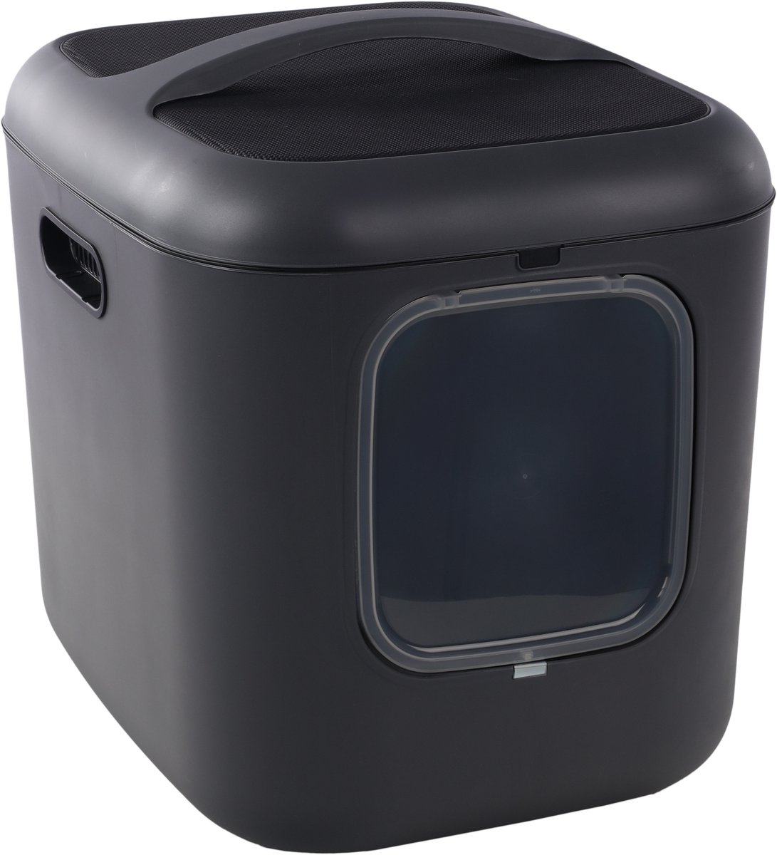 Flamingo kattenbak XXL – kattentoilet grote katten – premium kattenbak met koolfilter – Romy Antraciet – 61,5 x 50 x 57,5 cm Flamingo kattenbak XXL – kattentoilet grote katten – premium kattenbak met koolfilter – Romy Antraciet – 61,5 x 50 x 57,5 cm