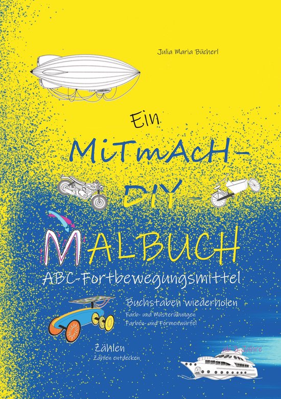 Ein Mitmach-Wende-Malbuch 3 - Ein MiTmAcH-DIY-Malbuch - cover