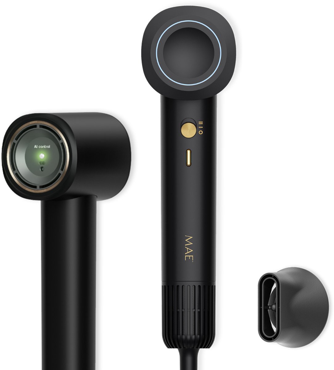 MAE Breeze II - High Speed mini Föhn met AI Heat Ccntrol -