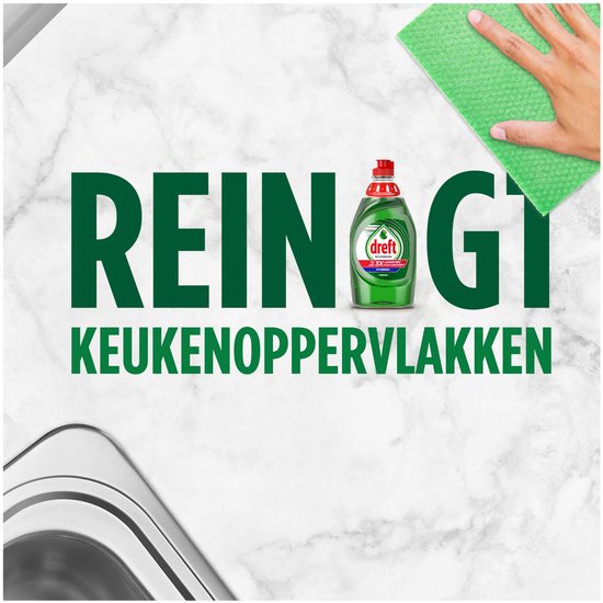 Dreft Quickwash Vloeibaar Afwasmiddel - Original - Voordeelverpakking 10 x 350 ml